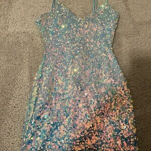 Sparkling Sequin Mini Dress